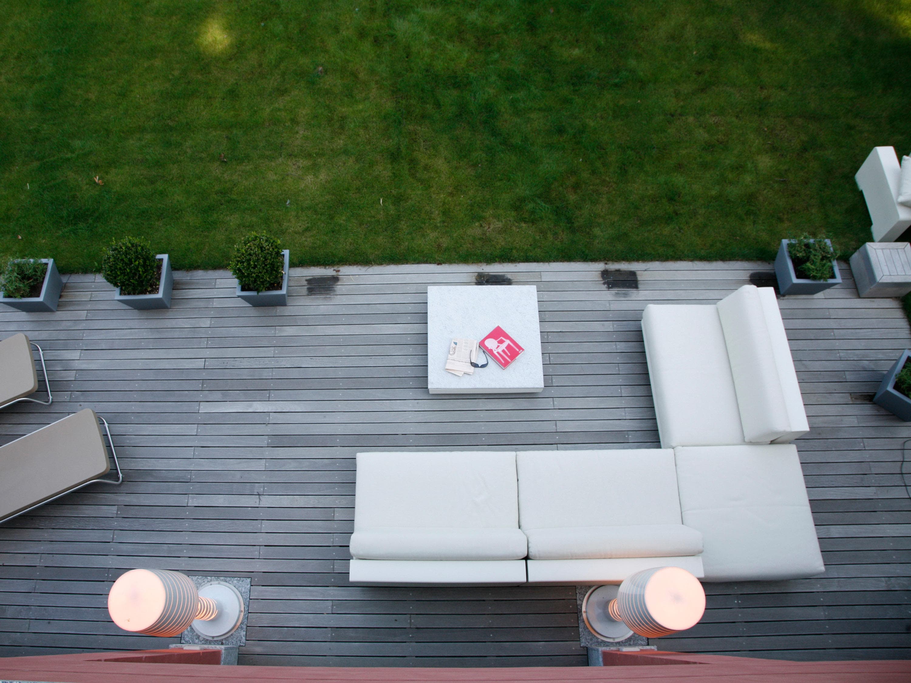 One Outdoor Sofa with Two Seat by Serralunga Furniture Sofas